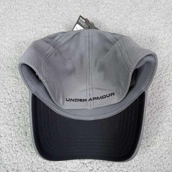 Under Armour Hat Cap Mens L/XL Gray Black Logo UA Blitzing 3.0 Stretch Fit NWT - Picture 4 of 9
